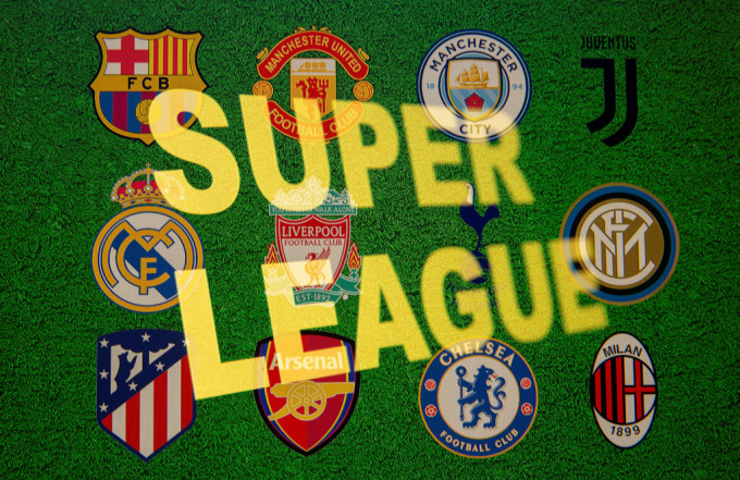 欧超联稍后将公布64队参加首届欧超联的球队名单。路透社