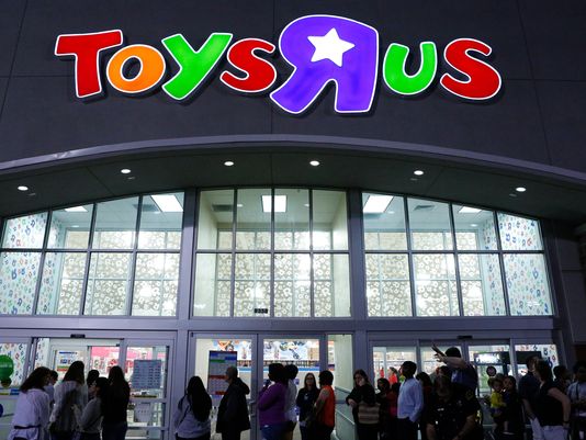 美国玩具反斗城宣布申请破产保护。AP