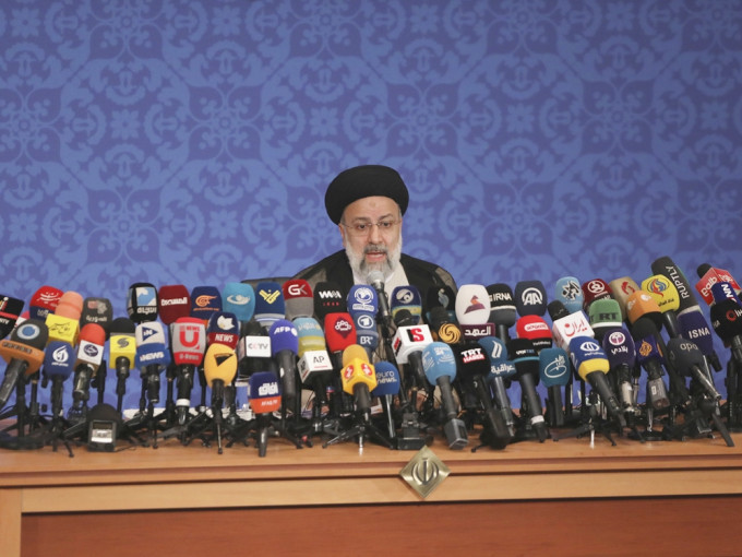 伊朗新任總統萊希（Ebrahim Raisi）。AP相片