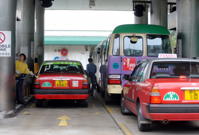 專用加氣站的車用石油氣5月加價。 資料圖片