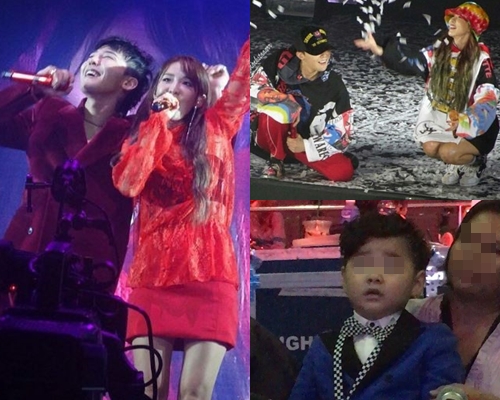 G-Dragon請來Dara携手在馬尼拉表演；T.O.P外甥現身睇騷。