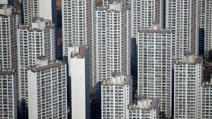 南韩7月楼价按年升幅高达达14.3%。路透社资料图片