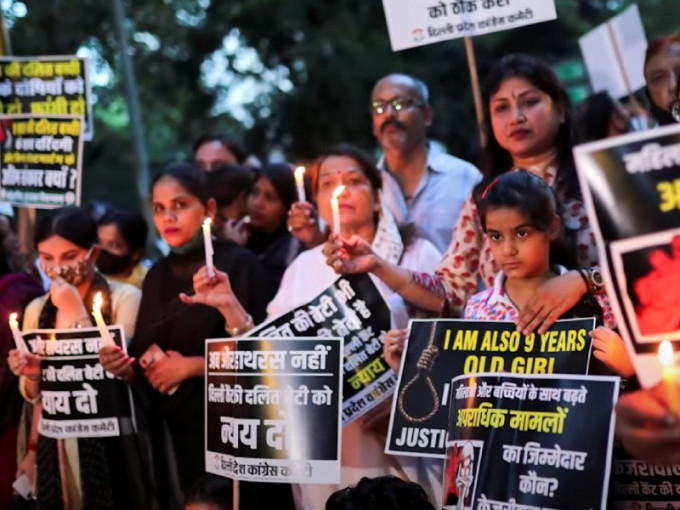 事件触发印度首都新德里连日来民众抗议。路透社图片