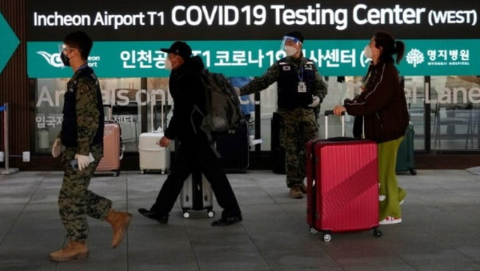 南韩3月1日起取消中国旅客入境核酸检测要求。AP资料图