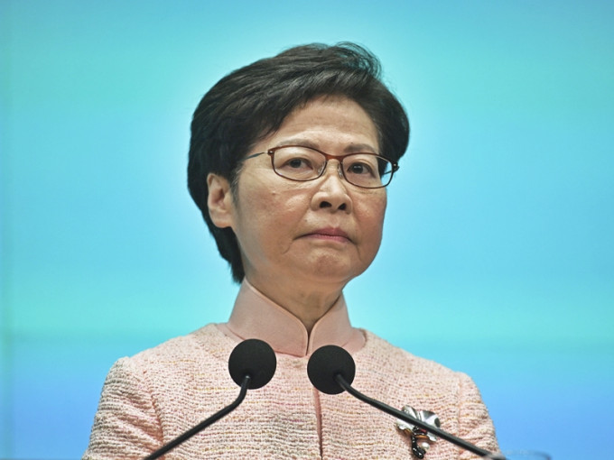 行政长官林郑月娥形容，《港区国安法》是香港由乱转治的「定海神针」，并无对港人的权利造成影响。资料图片
