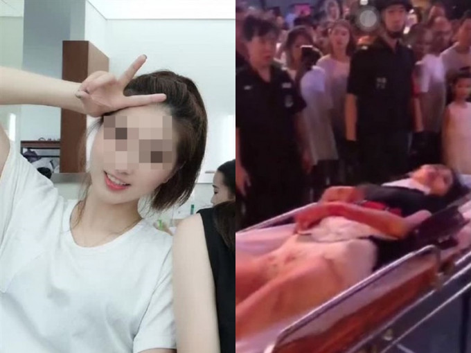 年僅22歲的幼兒舞蹈教師兼網紅陳巧豐遭前男友吳益棟割喉殺死。網圖