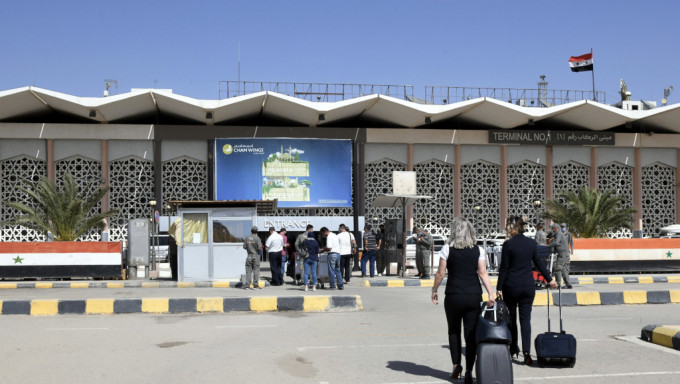 大马士革国际机场。 新华社