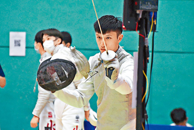 蔡俊彥冀多作磨練提升劍術，在三年後衝擊巴黎奧運。