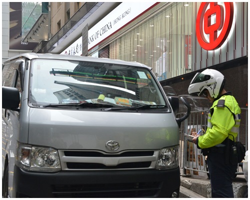 警方將於1月13至19日進行全港反違例泊車行動。