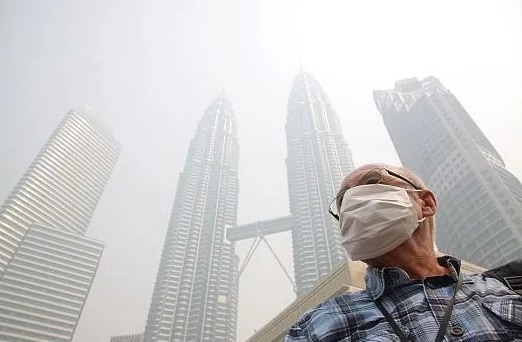 大马当局指当地空气污染恶化，印尼山火为元凶。网上图片