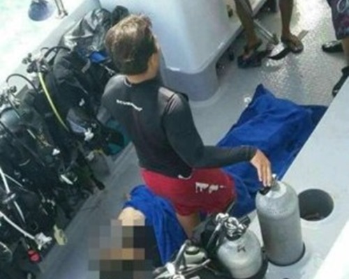 港人大馬「梭魚角」潛水遇溺身亡。網上圖片