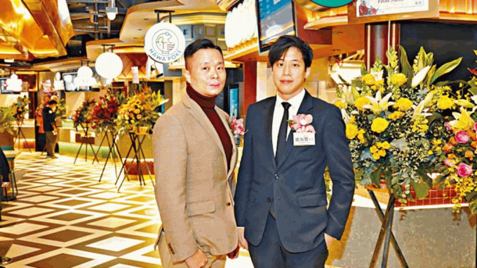 富臨鄔錦安（左）卸任行政總裁，由富臨概念線營運總裁楊浩宏（右）接任。