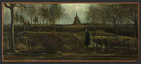 《春日花園》畫作是梵高於1884年的作品。路透社