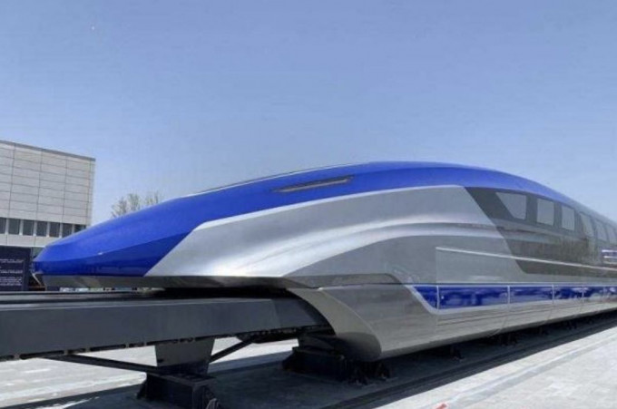 内地指时速600公里磁悬浮列车研发成功后，将接通香港。网上图片