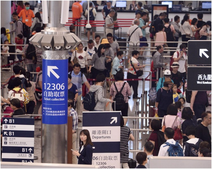 高鐵西九龍站。 資料圖片