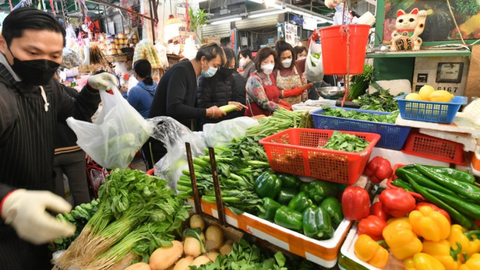 本港12月綜合消費物價指數按年升1.4% 略低於市場預期