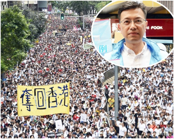 吴秋北（小图）批评反对派有前科，「每次游行数字都作大好多」。