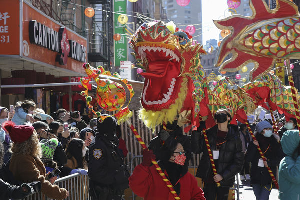 華盛頓州把農曆新年列為法定假日。圖為紐約唐人街慶祝新年。美聯社