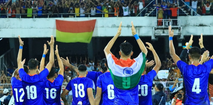 印度被禁止參加國際賽，直到足協改組為止。 印度國家隊圖片