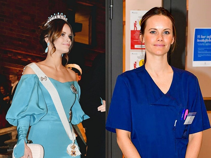 瑞典索菲亞王妃結束醫護培訓，將以志願者身份到醫院協助抗疫。(網圖)
