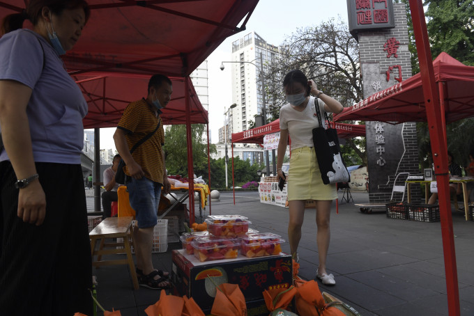 內地積極推動「地攤經濟」。新華社資料圖片