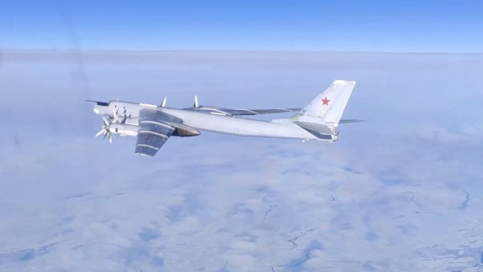 俄罗斯Tu-95MS战略轰炸机。(路透社)