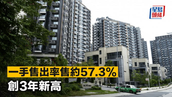 一手售出率售約57.3% 創3年新高