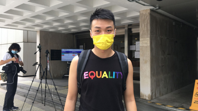 岑子杰司法覆核争取同性婚姻权益提上诉，再被裁定败诉。 资料图片