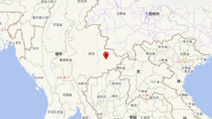 緬甸、中國邊境地區附近發生5.9級地震