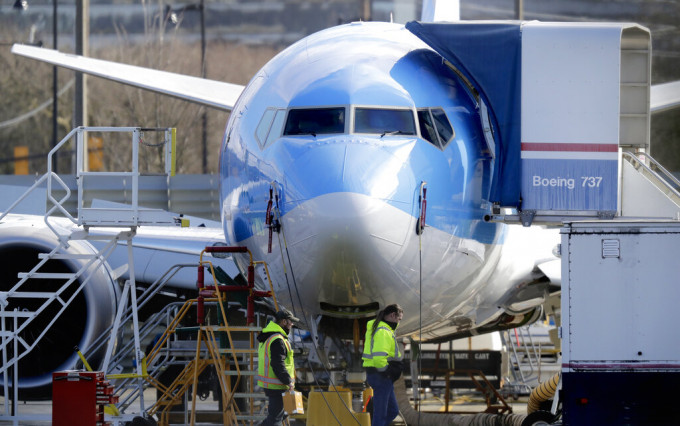 目前中華航空、長榮航空等航空公司都未購買737 MAX 飛機。AP圖片