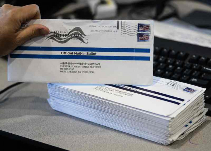 美国邮政署警告数以百万计邮寄选票或未能在限定时间内完成派递。AP