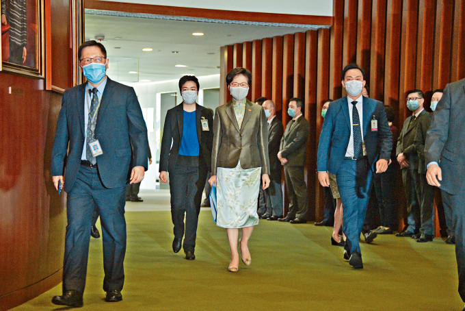 林郑月娥强调，在《施政报告》中提及「正本清源，拨乱反正」是为了香港人。