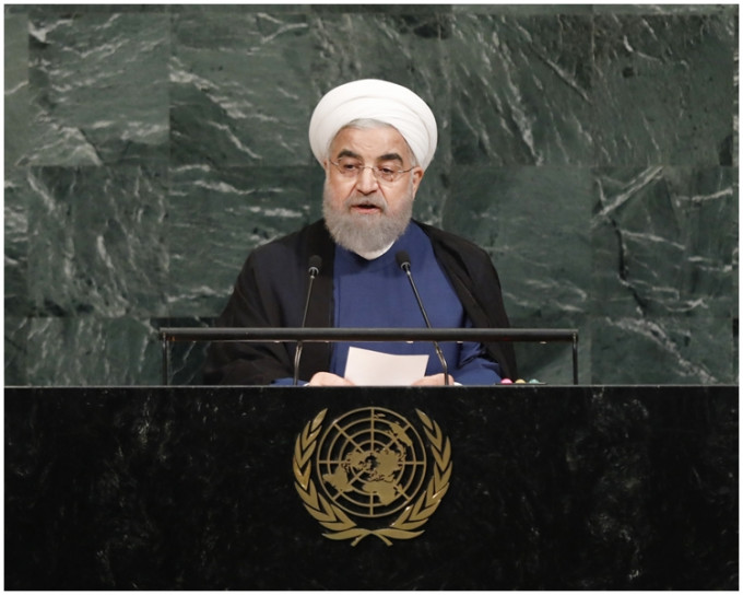 伊朗总统鲁哈尼。AP图片