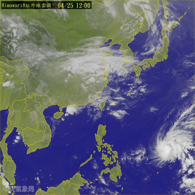 现时热带低气压在菲律宾附近。