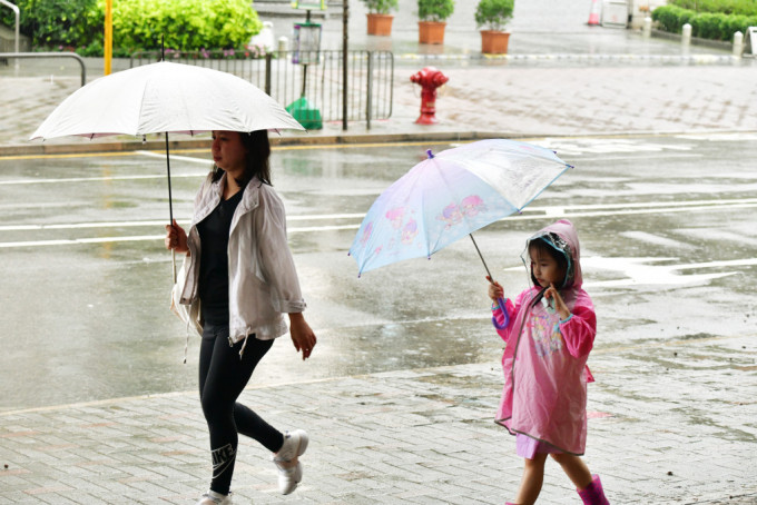 天文台发特别天气提示，短期内本港广泛地区或受大雨影响。资料图片