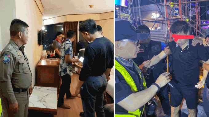 韩国男子涉嫌在清迈抢劫被捕。 网上图片