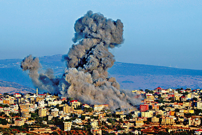以軍上周五空襲黎巴嫩基安村。