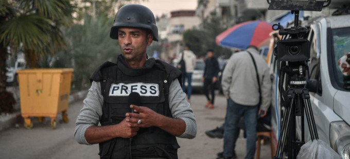 聯合國教科文組織頒世界新聞自由獎 向巴勒斯坦記者致敬。網上圖片