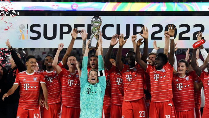 拜仁慕尼黑成德國超級盃冠軍。Reuters