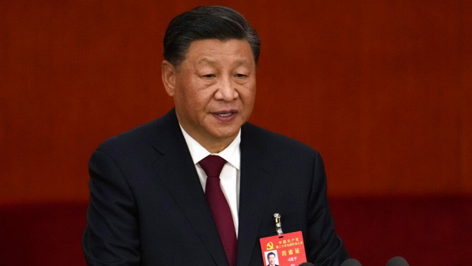 習近平表示，要以「中國式現代化」全面推進中華民族偉大復興。AP