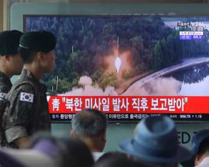 中方促北韩勿再违安理会决议发射导弹。AP