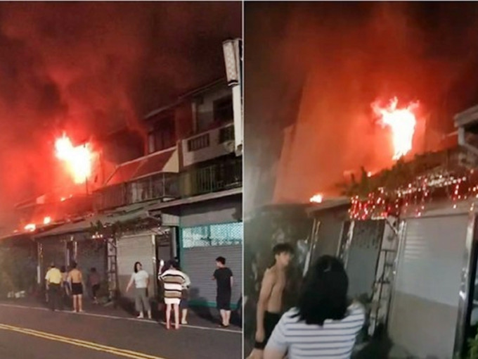 台中大雅區昨晚發生一宗致命火警，一死兩傷。網圖