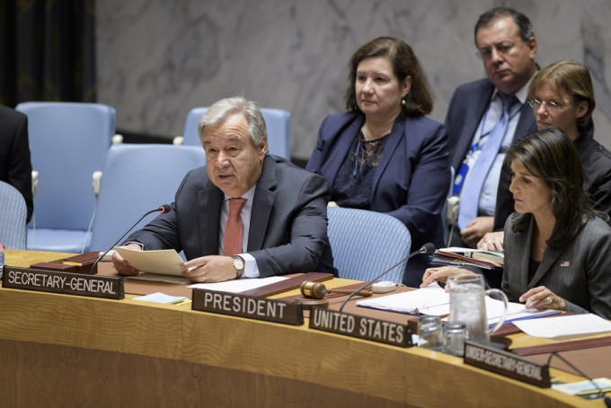 联合国秘书长古特雷斯捉请各国采取行动，停止对维权人士进行报复。AP资料图片
