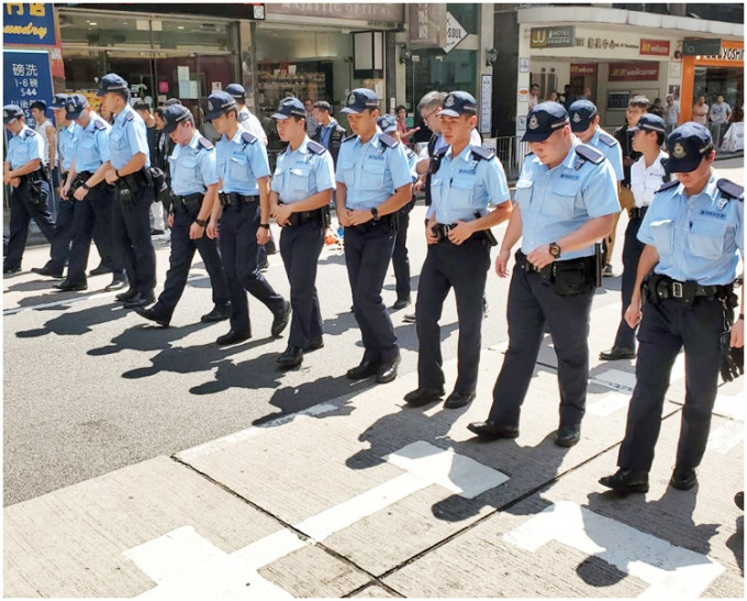 本月8日，一名警員於中環意外遺失一發.38口徑子彈。資料圖片