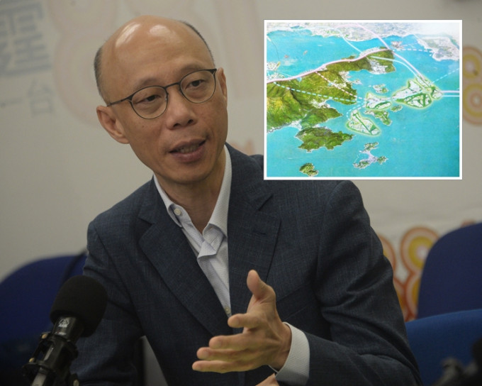环境局局长黄锦星指「明日大屿」计划采取「先保育、后发展」为大方向。 资料图片