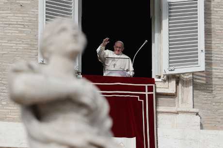 教宗發表談話，並把保護移民當作自己的職責。AP