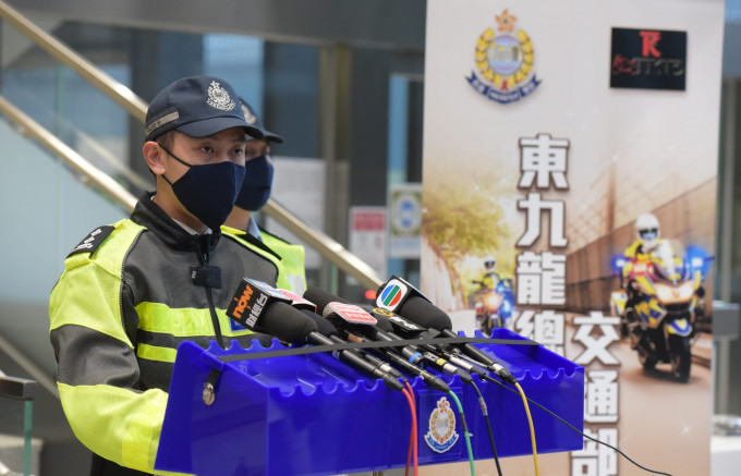 九龍東總區交通意外特別調查隊第一隊勞柏霖高級督察。