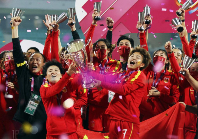 中國女足2008年決賽衝冠失敗，奮鬥十四年再入決賽，並奪得冠軍。REUTERS