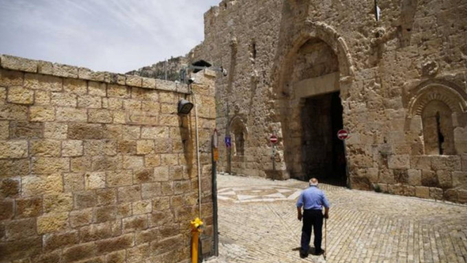 耶路撒冷老城的希律门（Herod's Gate）。（路透社资料图片）