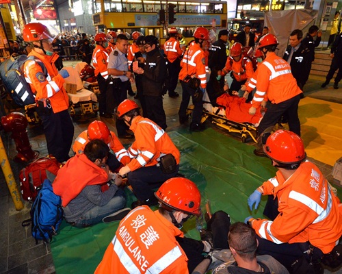 受伤台湾女游客家人将到医院探望。